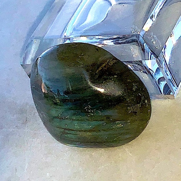 LABRADORITE FLASHY HEART PUFFY NEW HEALING STONE - Picture 5 of 9